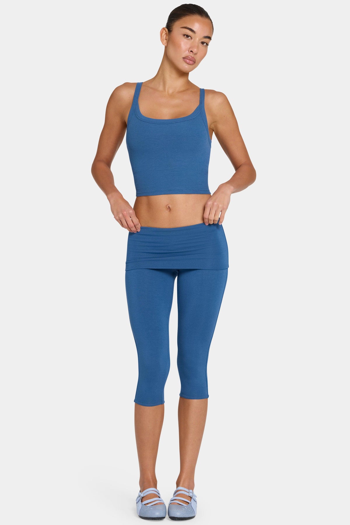 Buttercloud™ Capri Leggings In Marine