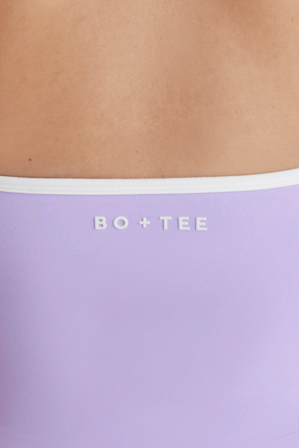 Soft Active V-neck Halterneck Top In Lilac
