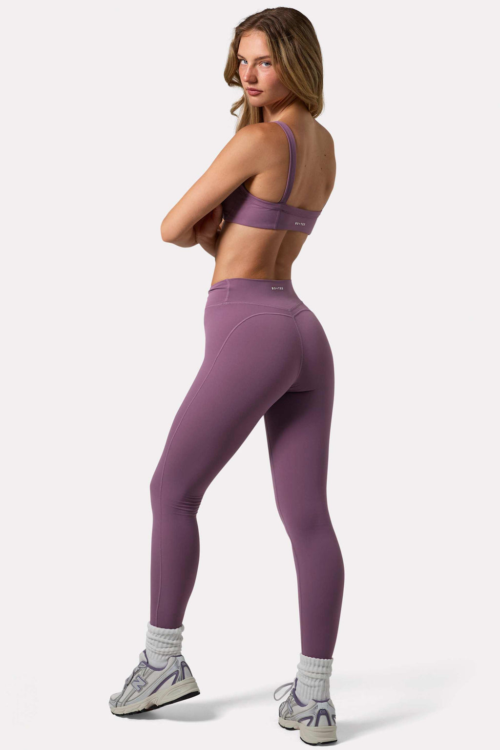 Soft Active Ruched Leggings In Dusk