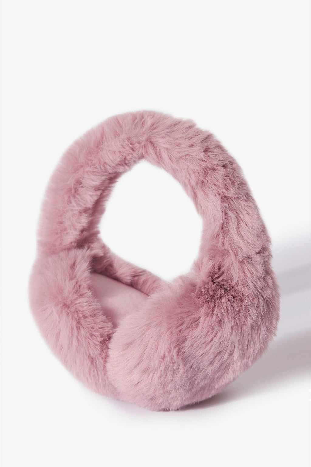 Faux-fur Earmuffs In Powder Pink