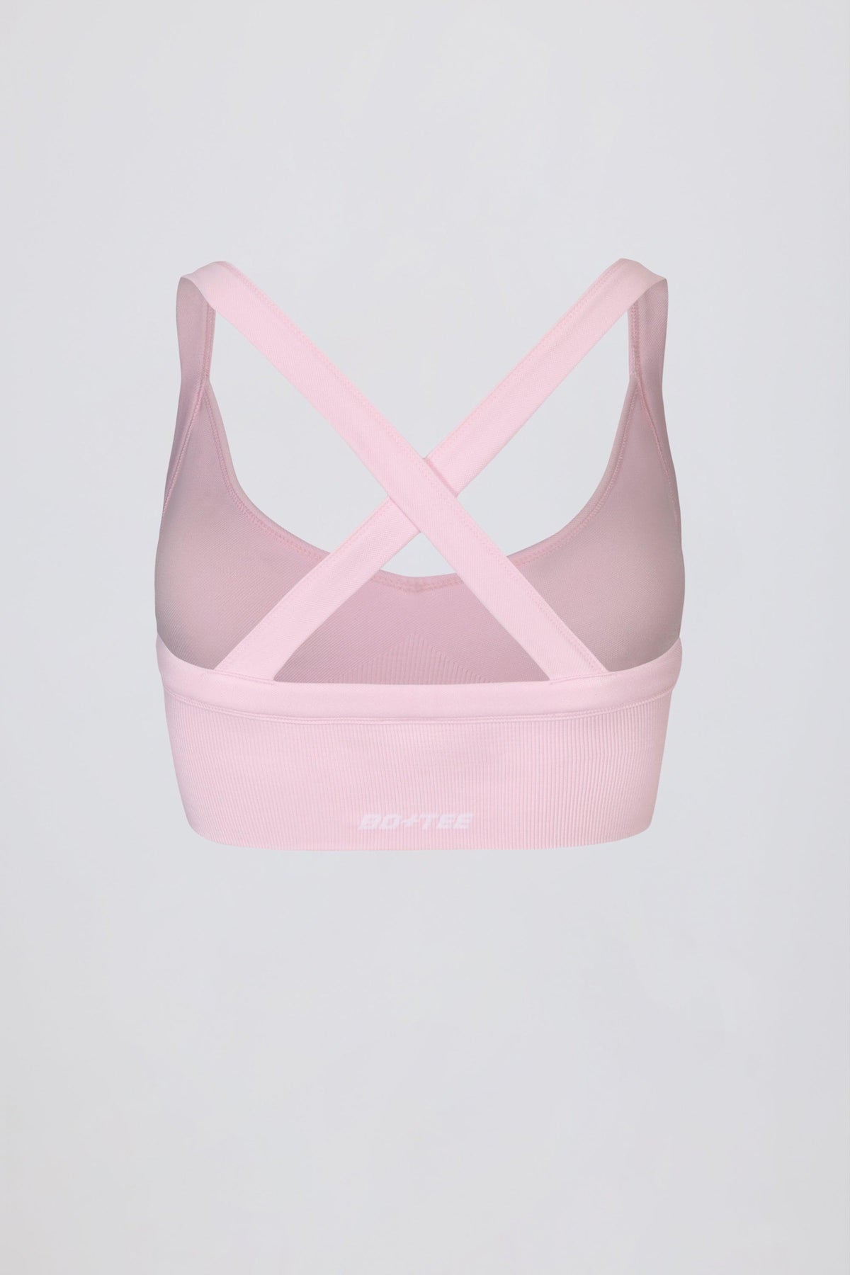 เสื้อสปอร์ตบราแบบไม่มีรอยต่อ Super Sculpt สีชมพูอ่อน