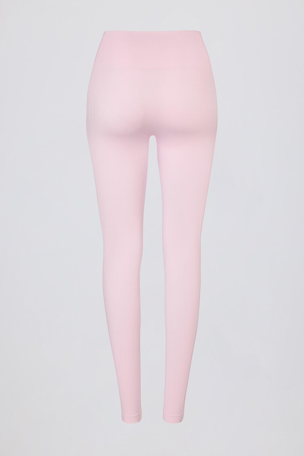 เลกกิ้งเอวสูงไร้รอยต่อ Super Sculpt สีชมพูอ่อน