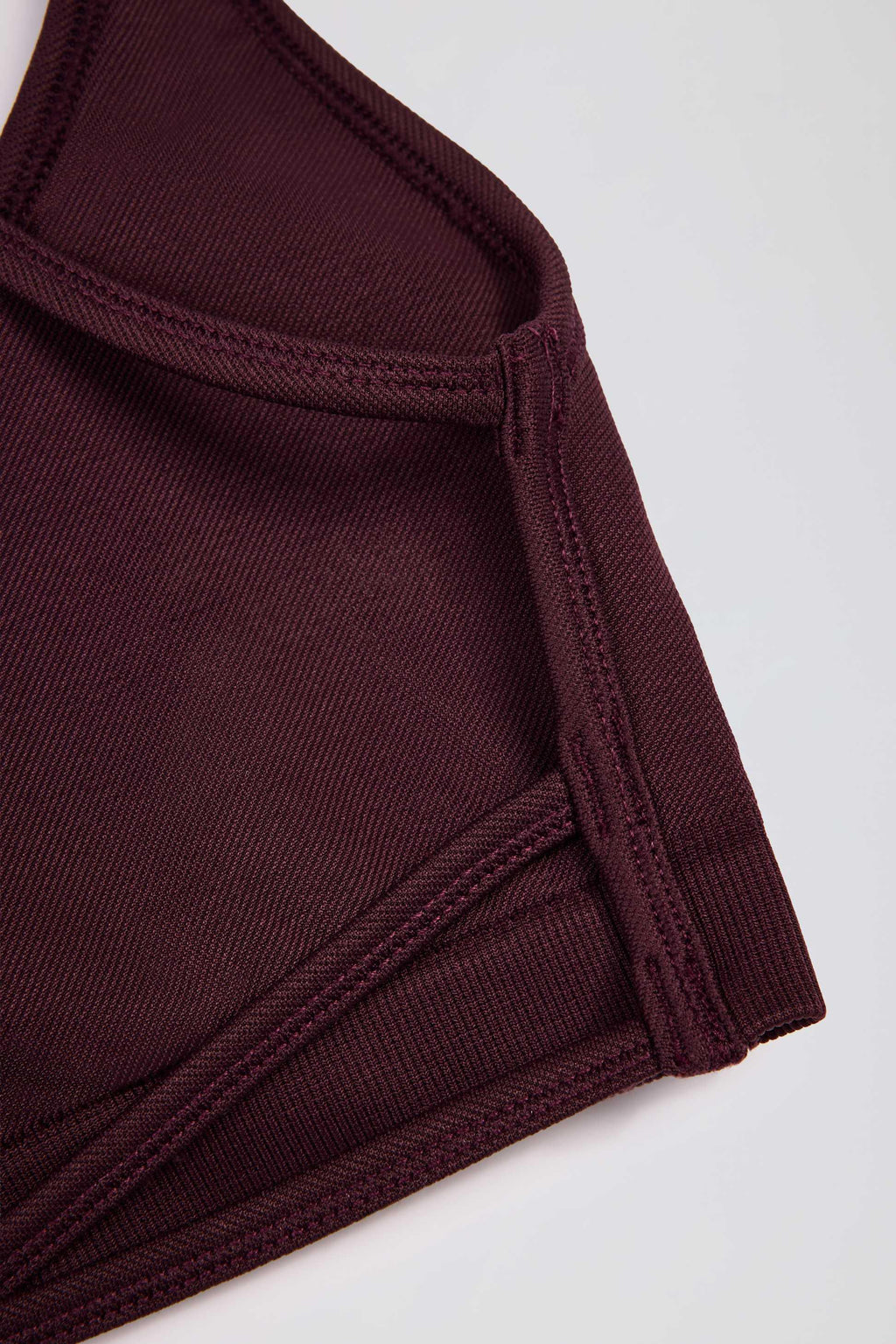 Super Sculpt Seamless Backless Sports Bra In Burgundy