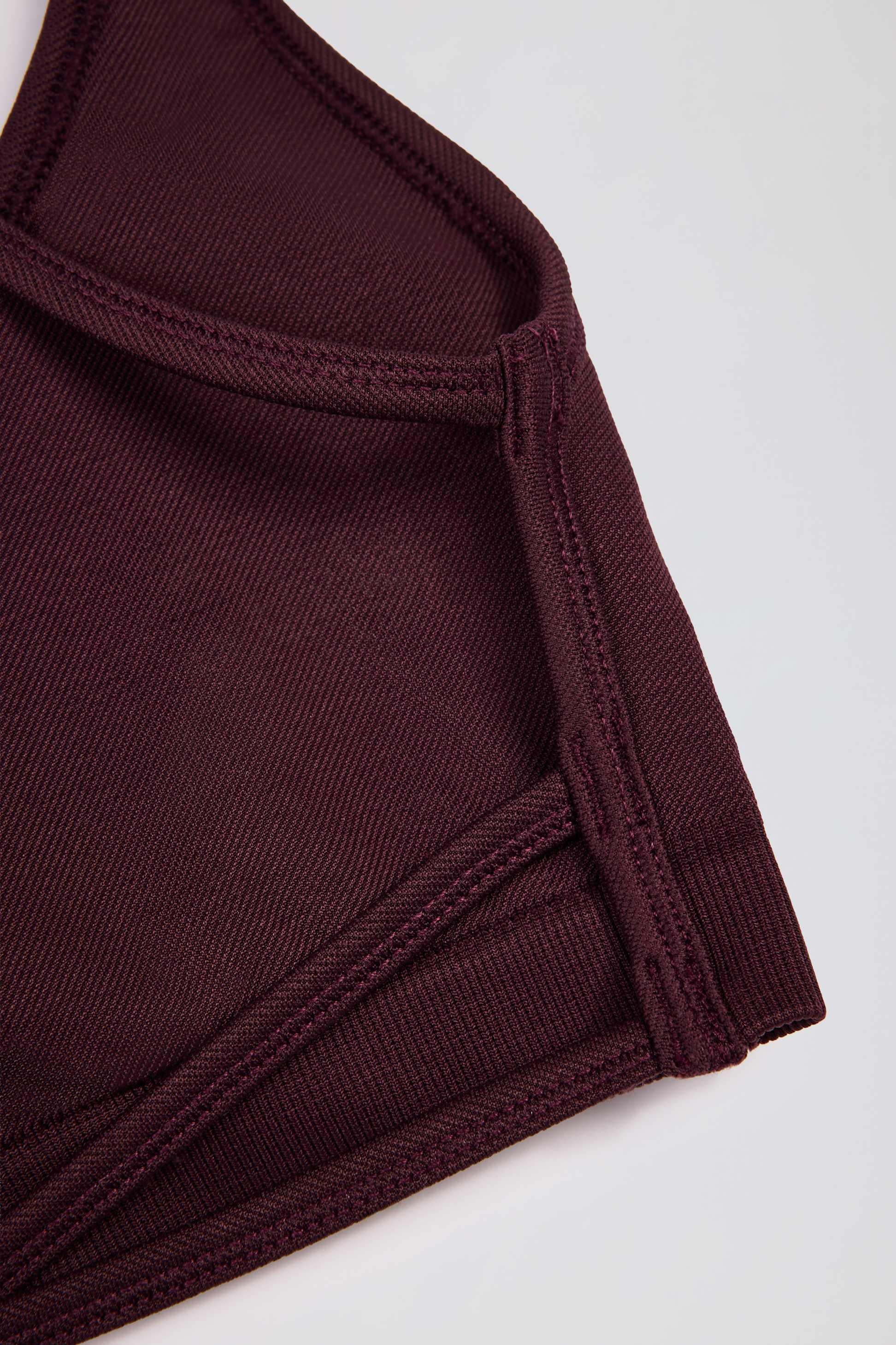 เสื้อสปอร์ตบราไร้รอยต่อ Super Sculpt สีเบอร์กันดี