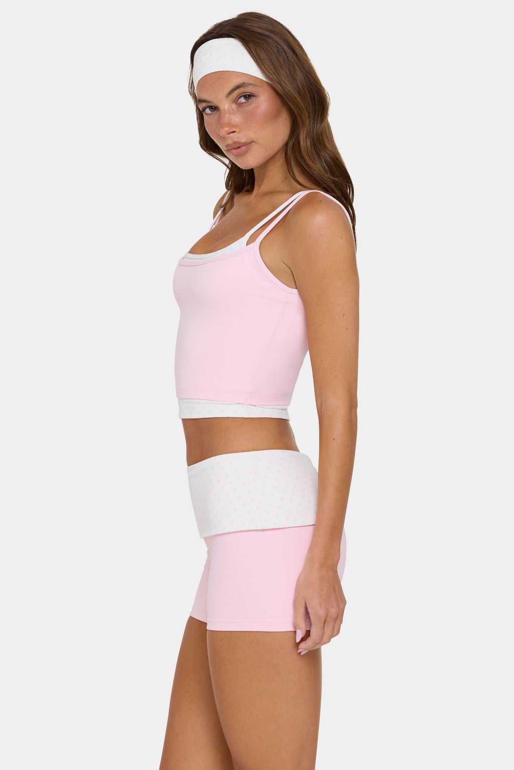 Soft Active Double-layer Tank Top In Sorbet