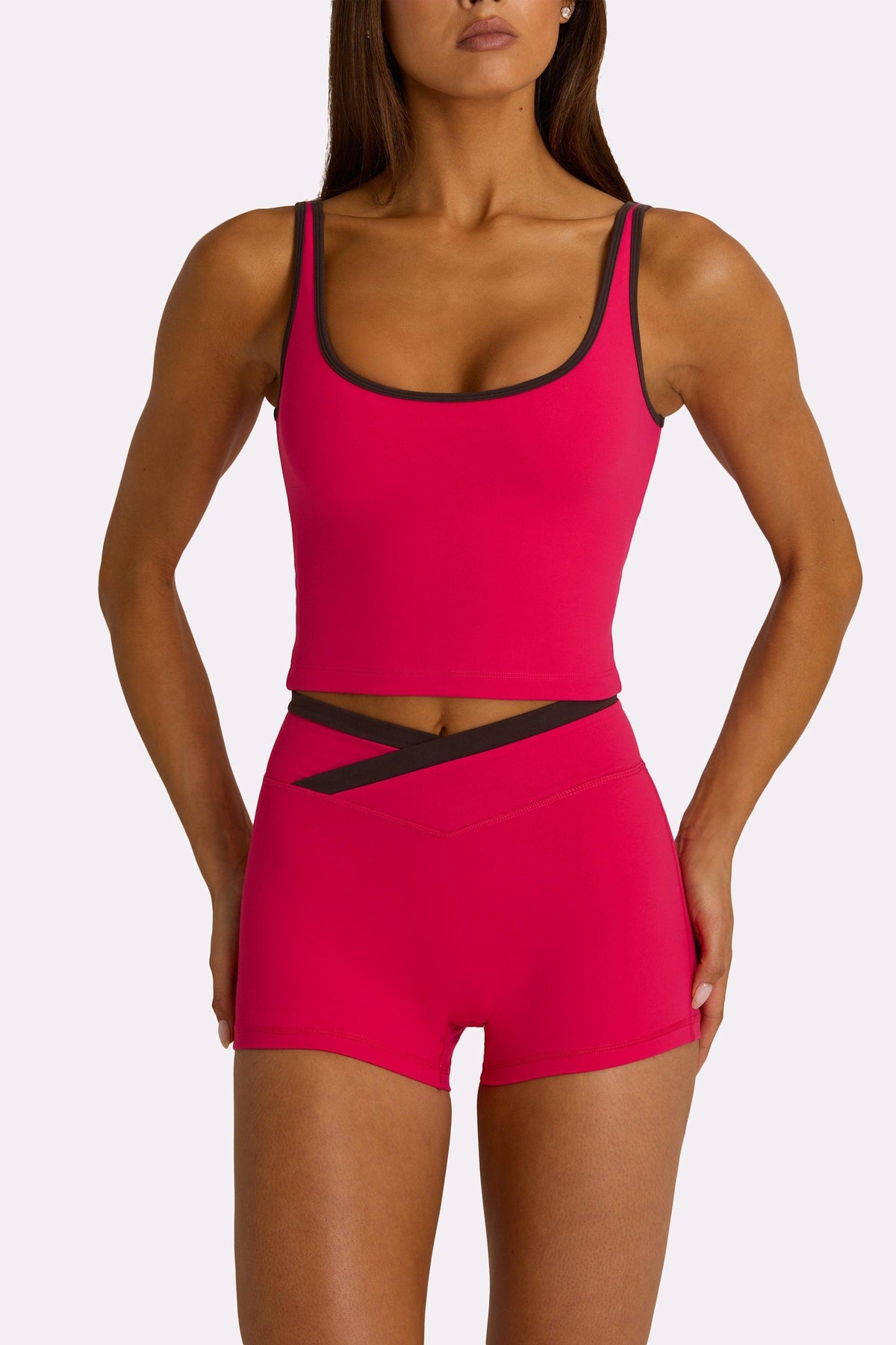 Soft Active Tank Top In Hot Pink