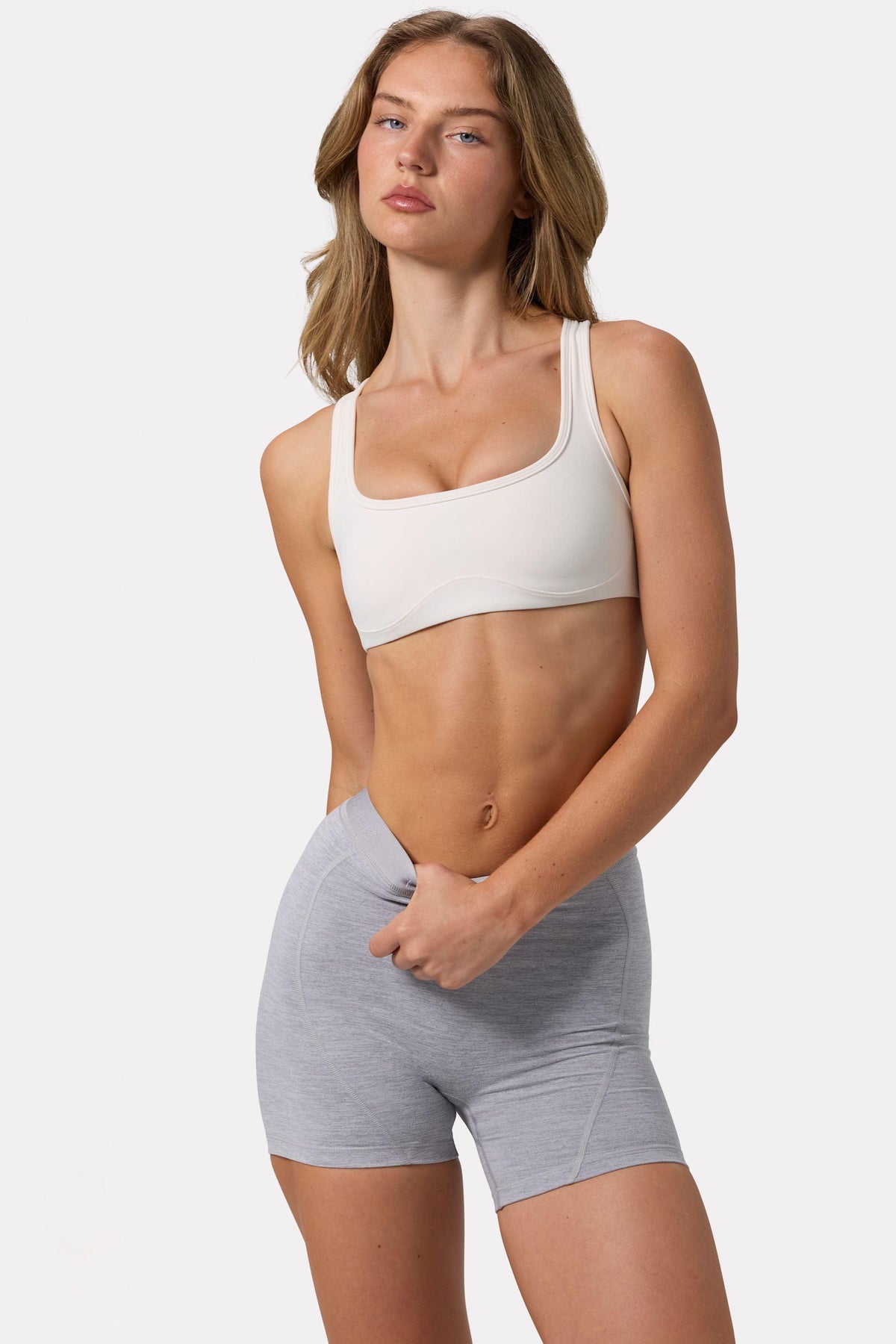 Soft Active Sports Bra In White