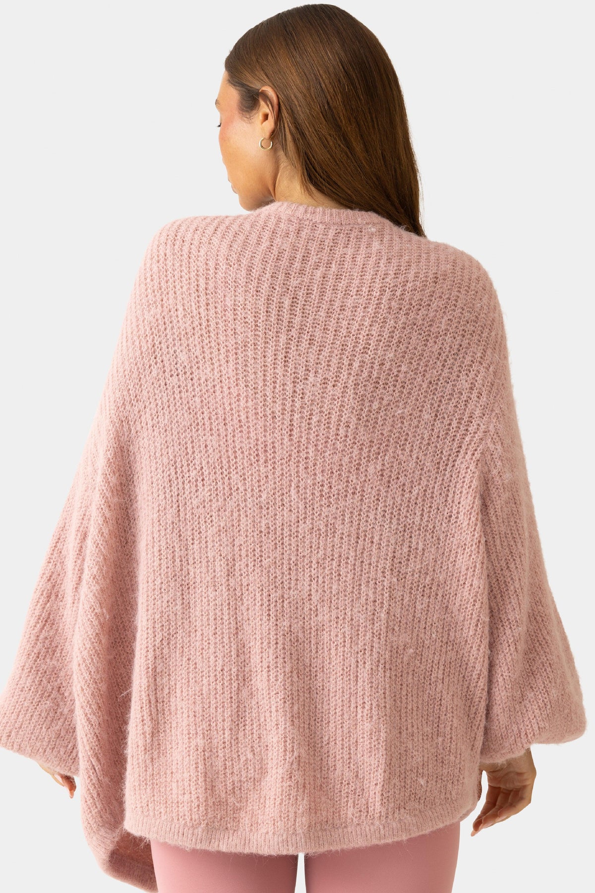 Soft Knit Cardigan In Ballet