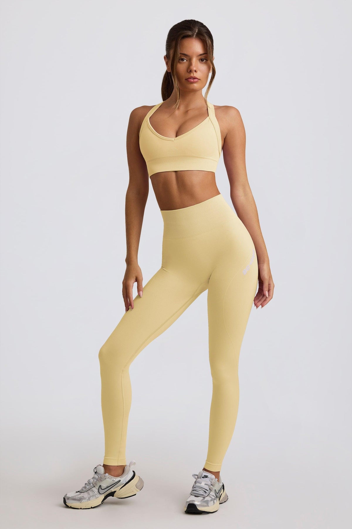 Super Sculpt Seamless High-waist Leggings In Butter