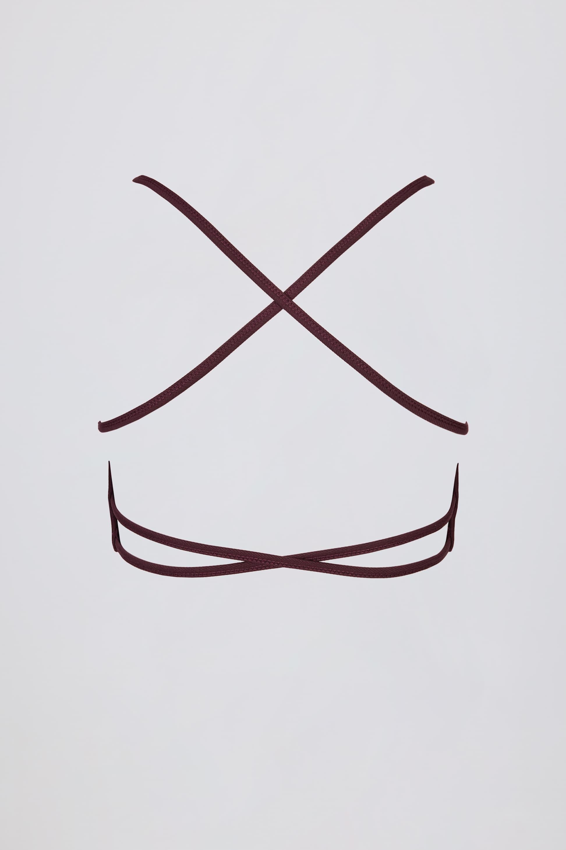 เสื้อสปอร์ตบราไร้รอยต่อ Super Sculpt สีเบอร์กันดี