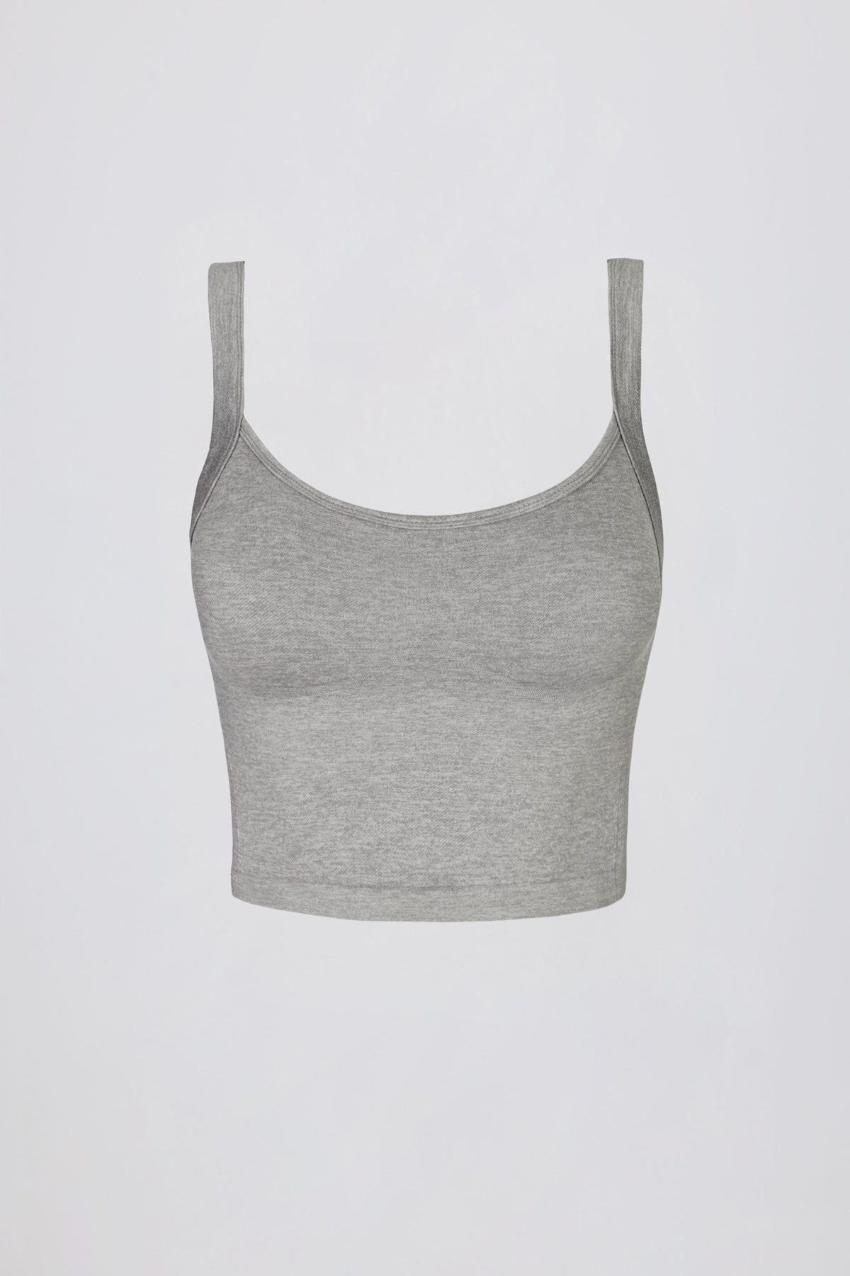 Super Sculpt Seamless Longline Camisole Top In Grey Marl