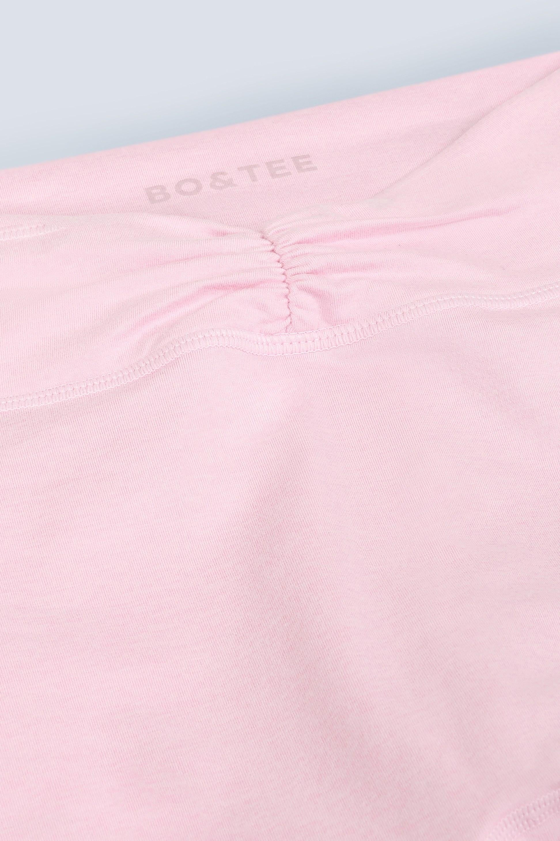 Brushed Jersey Ruched Flared Trousers In Bloom