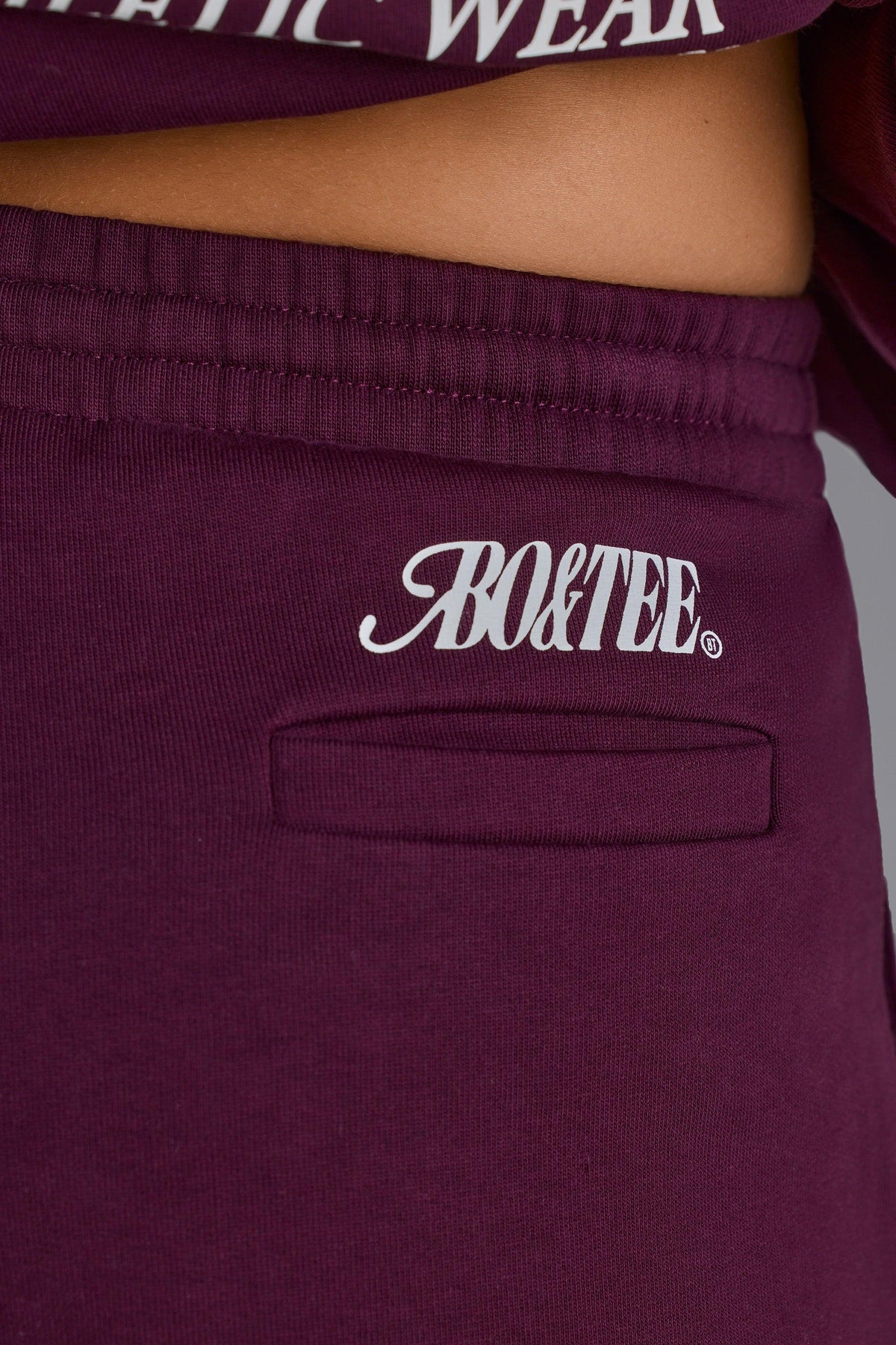 เสื้อแจ็คเกอร์ซี่ผ้าฝ้ายนุ่ม ผ่อนคลาย Mid-rise Joggers