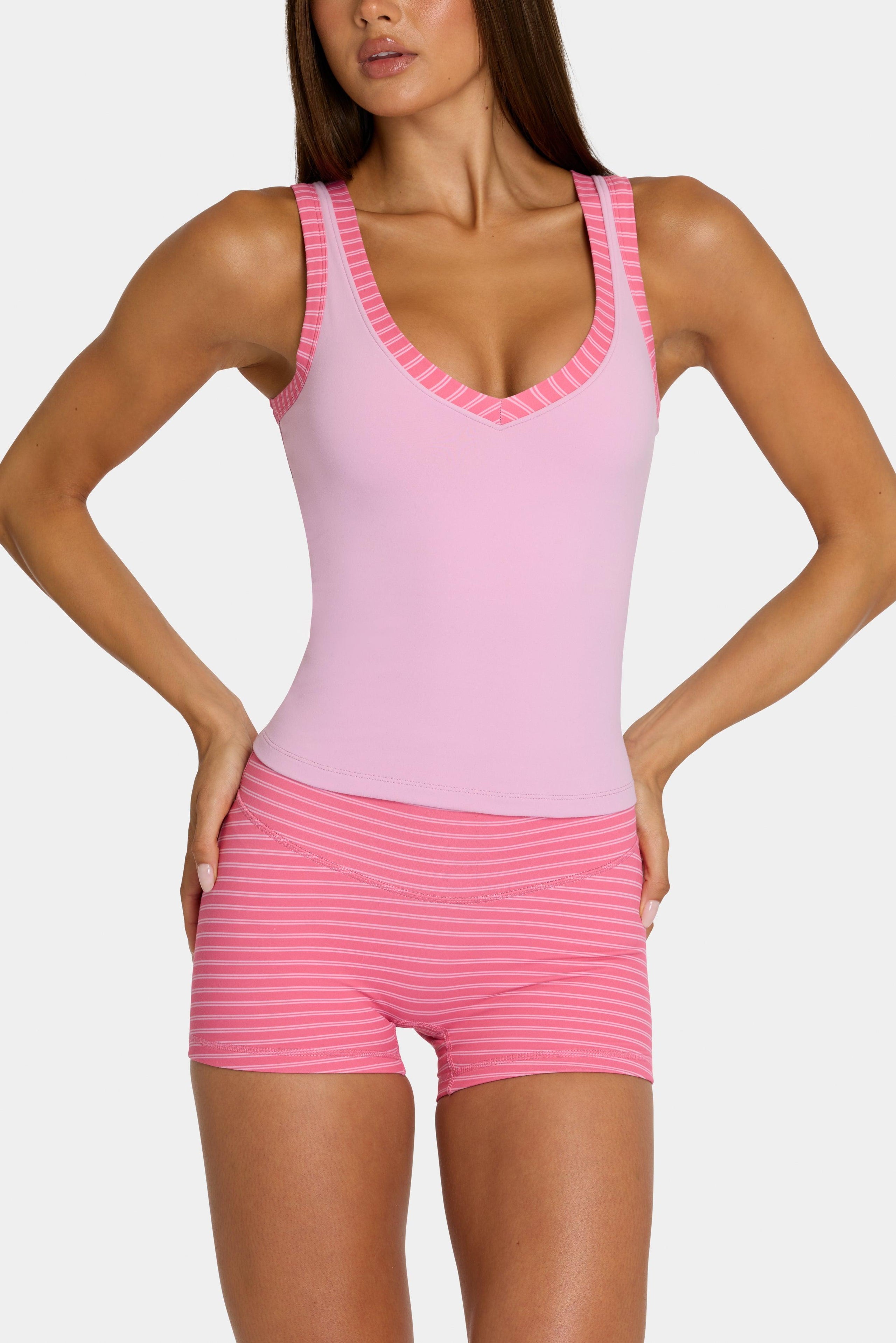 Soft Active Tank Top In Sweet Pink
