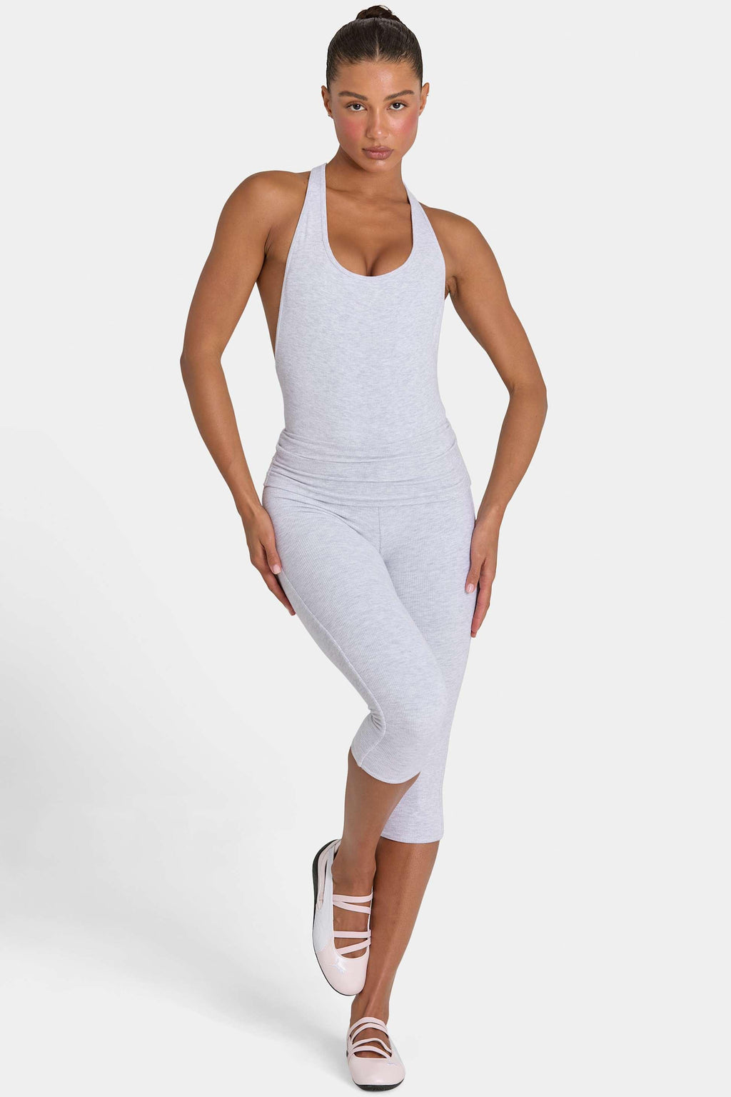Buttercloud™ Bodysuit In Grey Marl