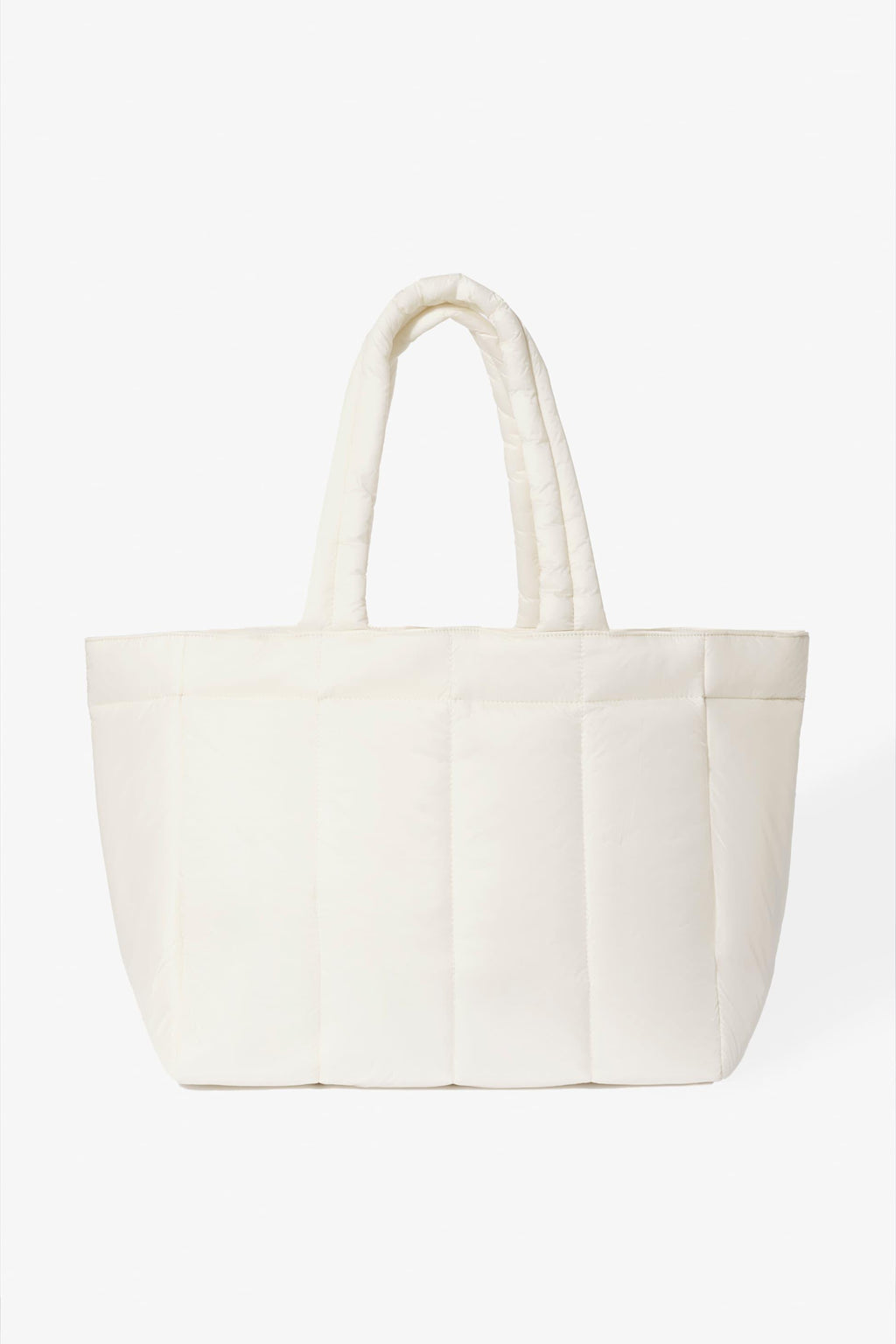 Waterproof Puffer Tote Bag In Ice