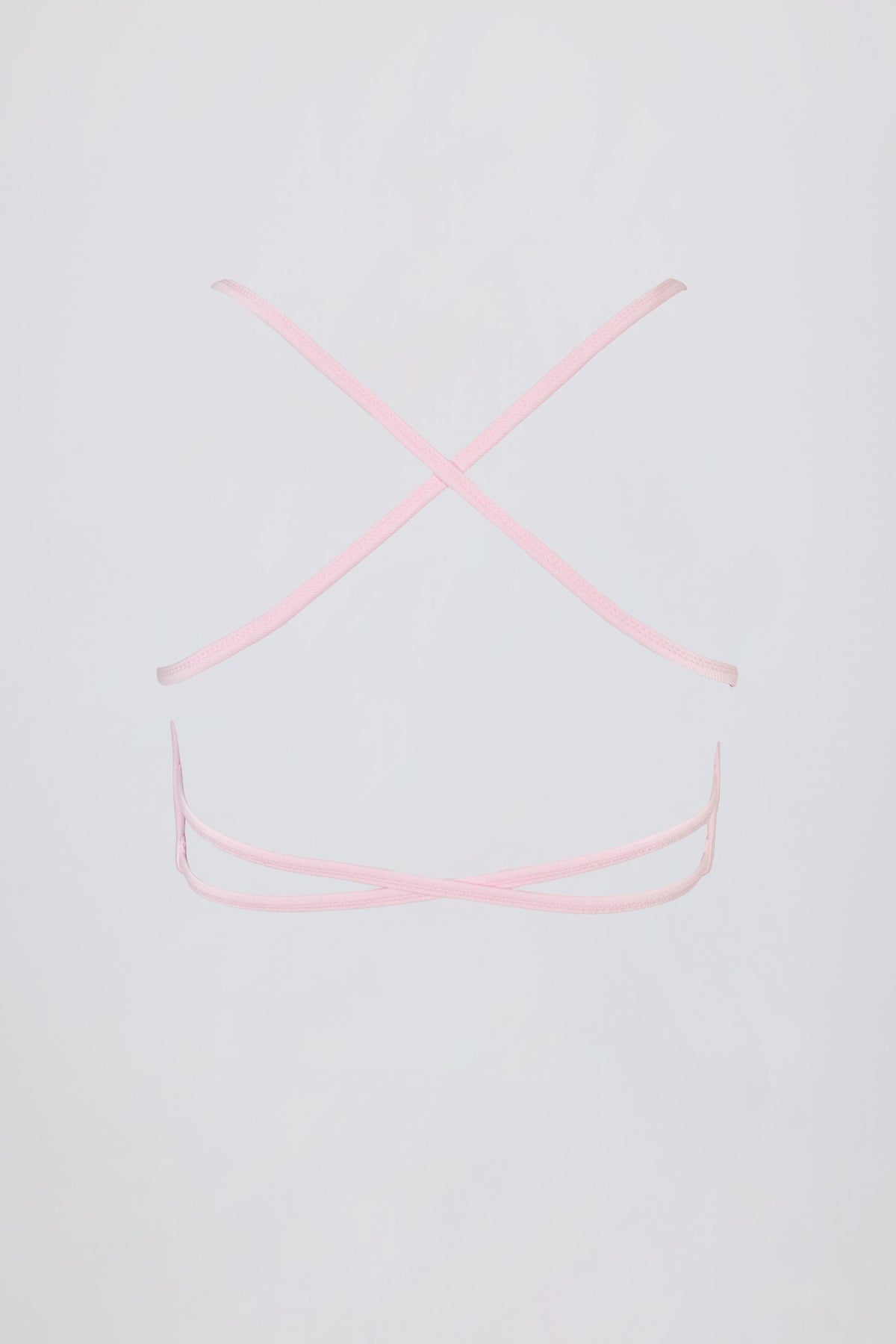 Super Sculpt Seamless Backless Sports Bra In Powder Pink