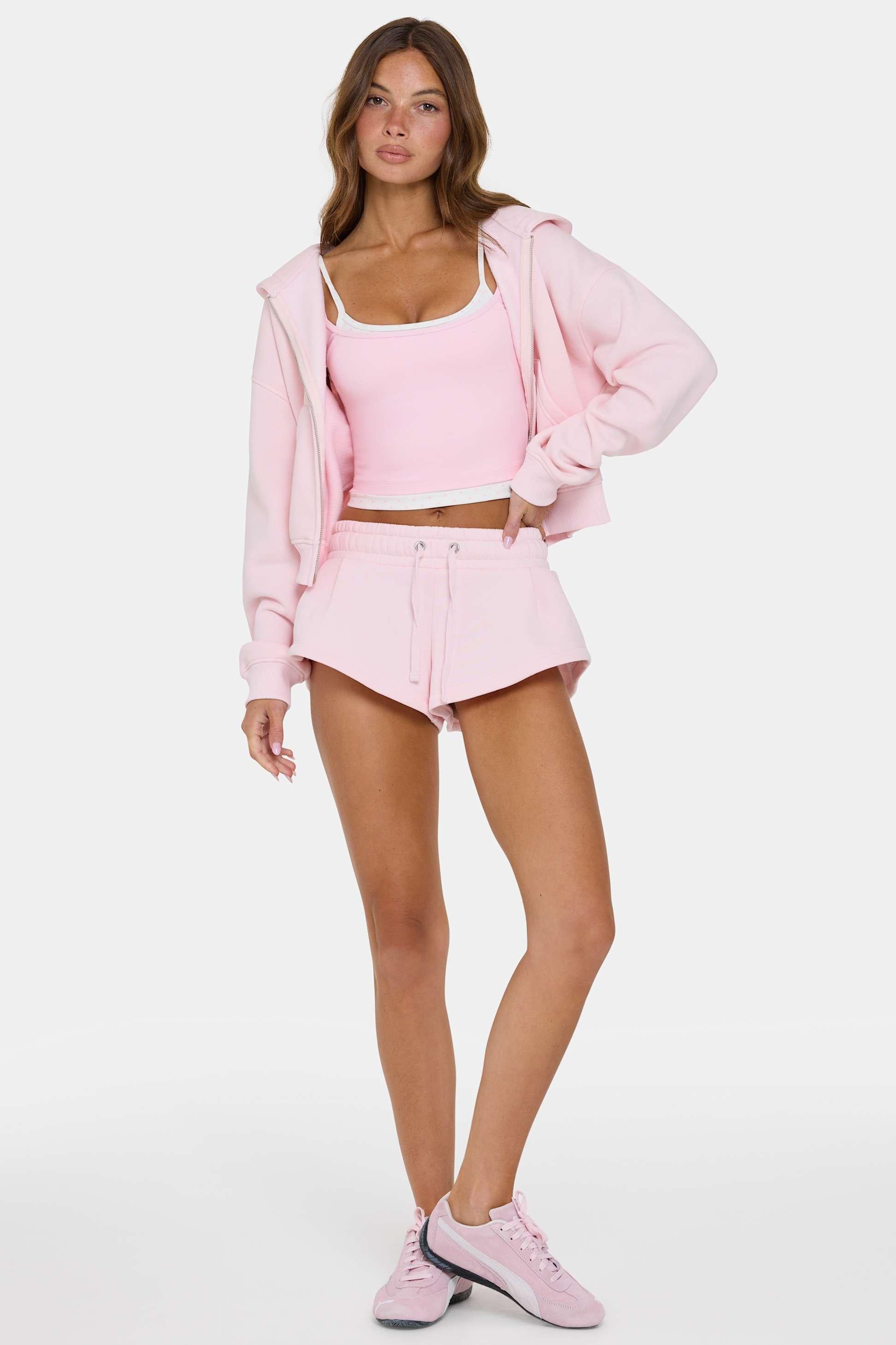 Mid-rise Mini Shorts In Sorbet