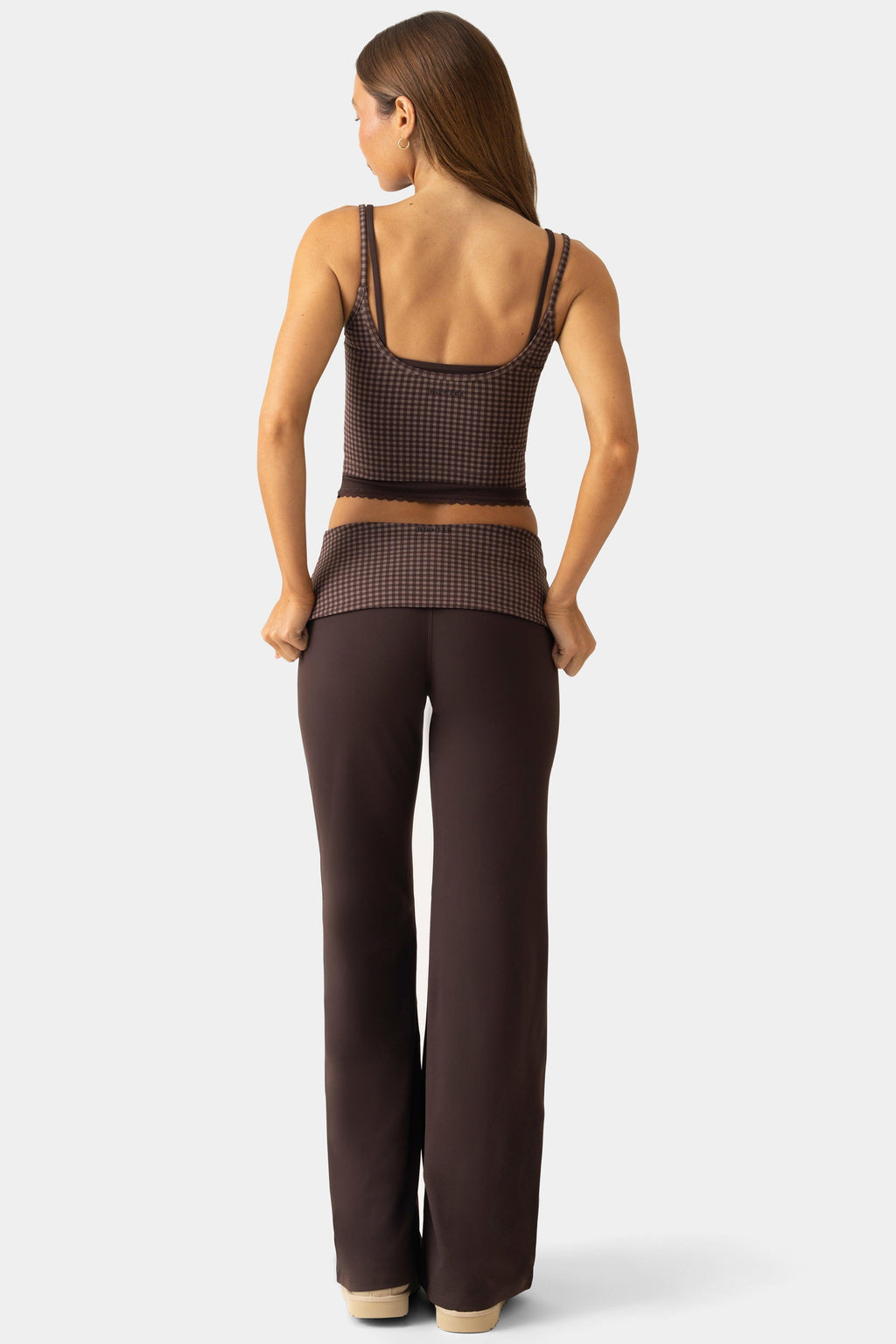 Soft Active Wide-leg Trouser In Espresso