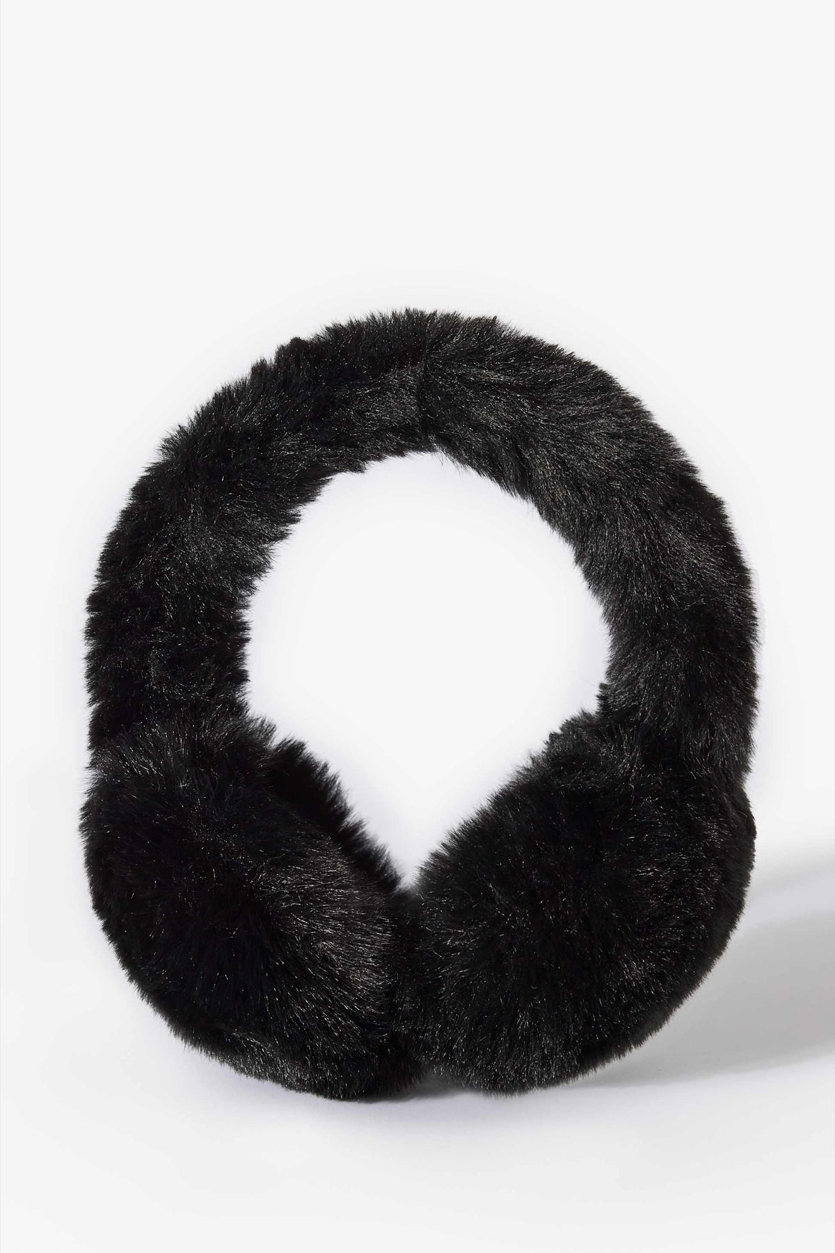 Faux-fur Earmuffs In Black