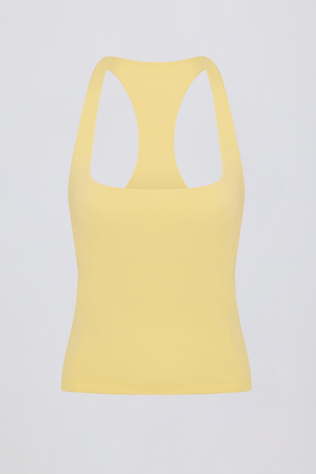 เสื้อกล้ามเนื้อนุ่ม Active Racerback สีมะนาว