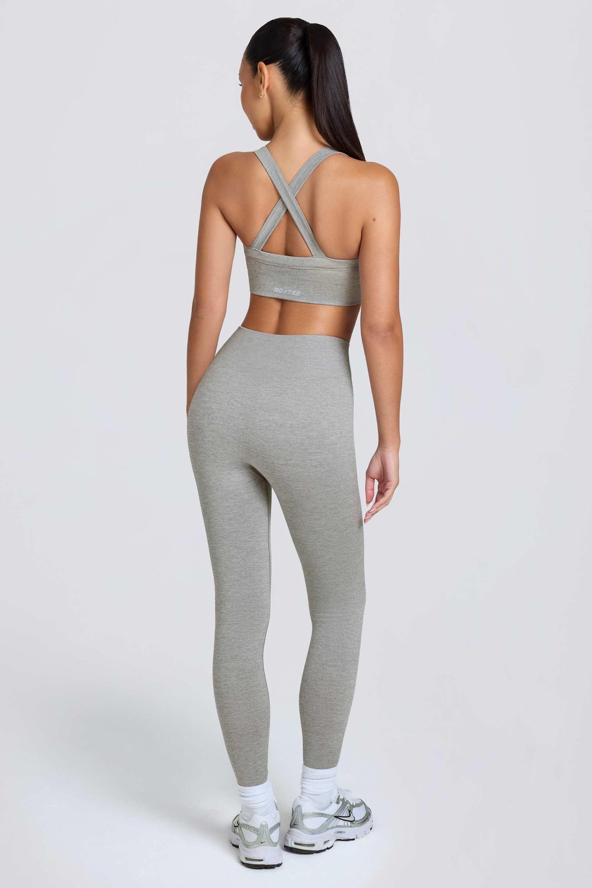 Super Sculpt Seamless High-waist Leggings In Grey Marl