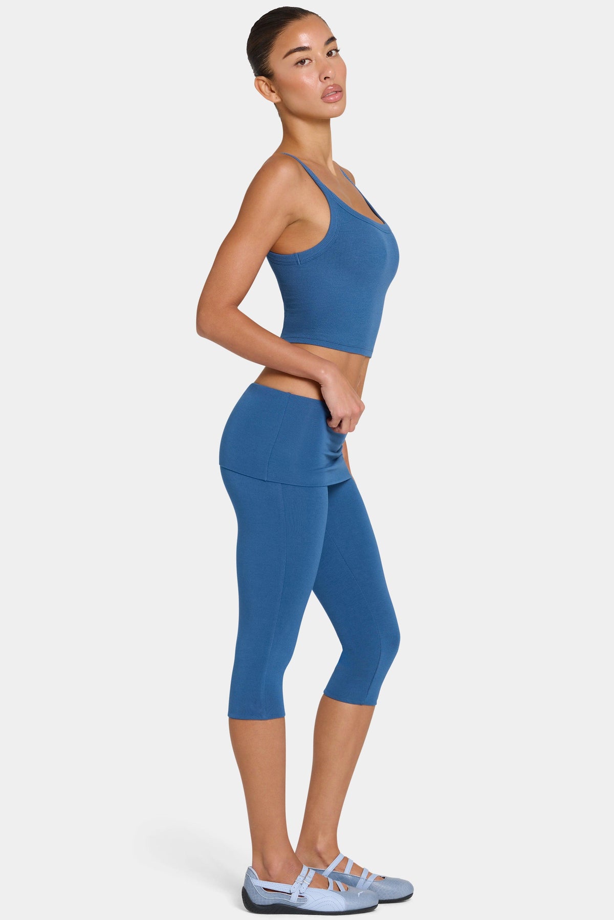 Buttercloud™ Capri Leggings In Marine